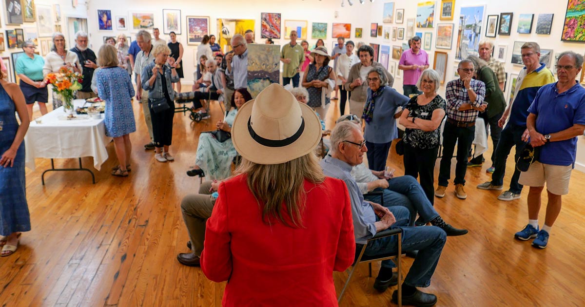 Ogunquit Art Association, Barn Gallery, Mid-Season Gala Reception - Ogunquit Art Colony
