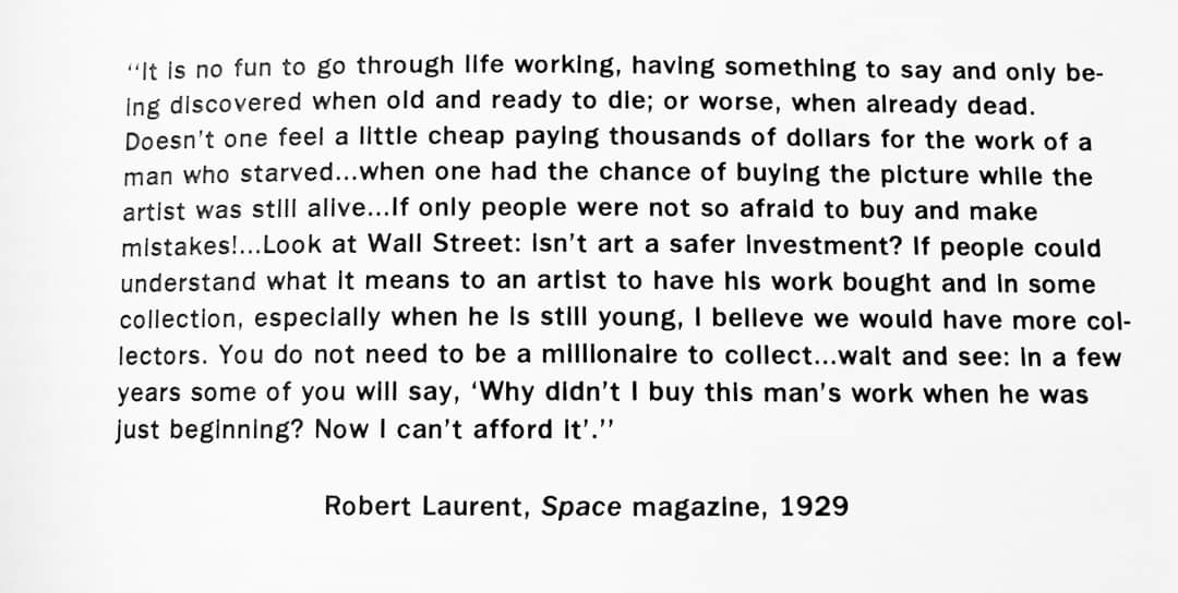 Robert Laurent Quote