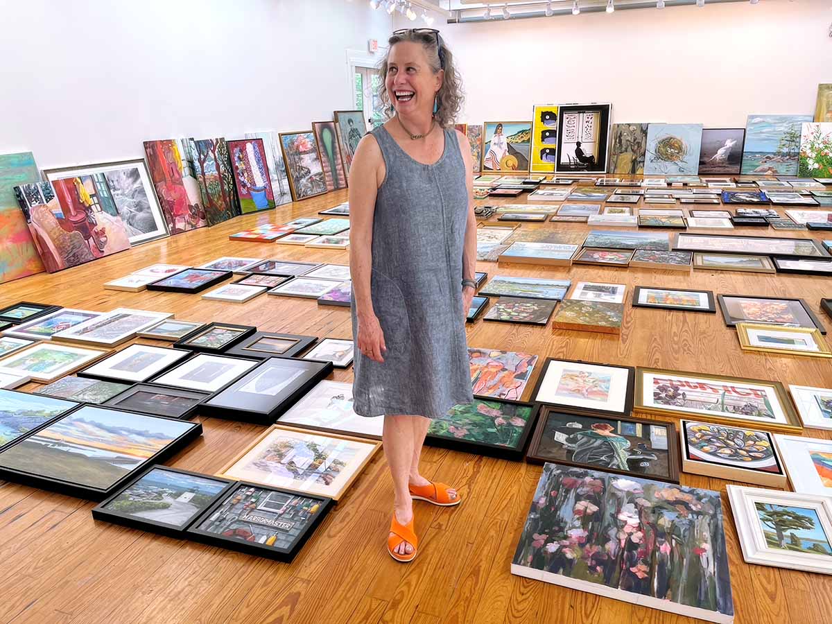 2025 Regional Artists and Open Juried Show at Barn Gallery in Ogunquit, Maine -- Juror Véronique Plesch