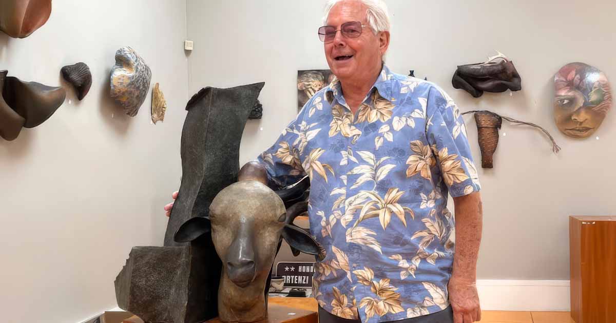 Artist David Schneider, Ogunquit Art Association.