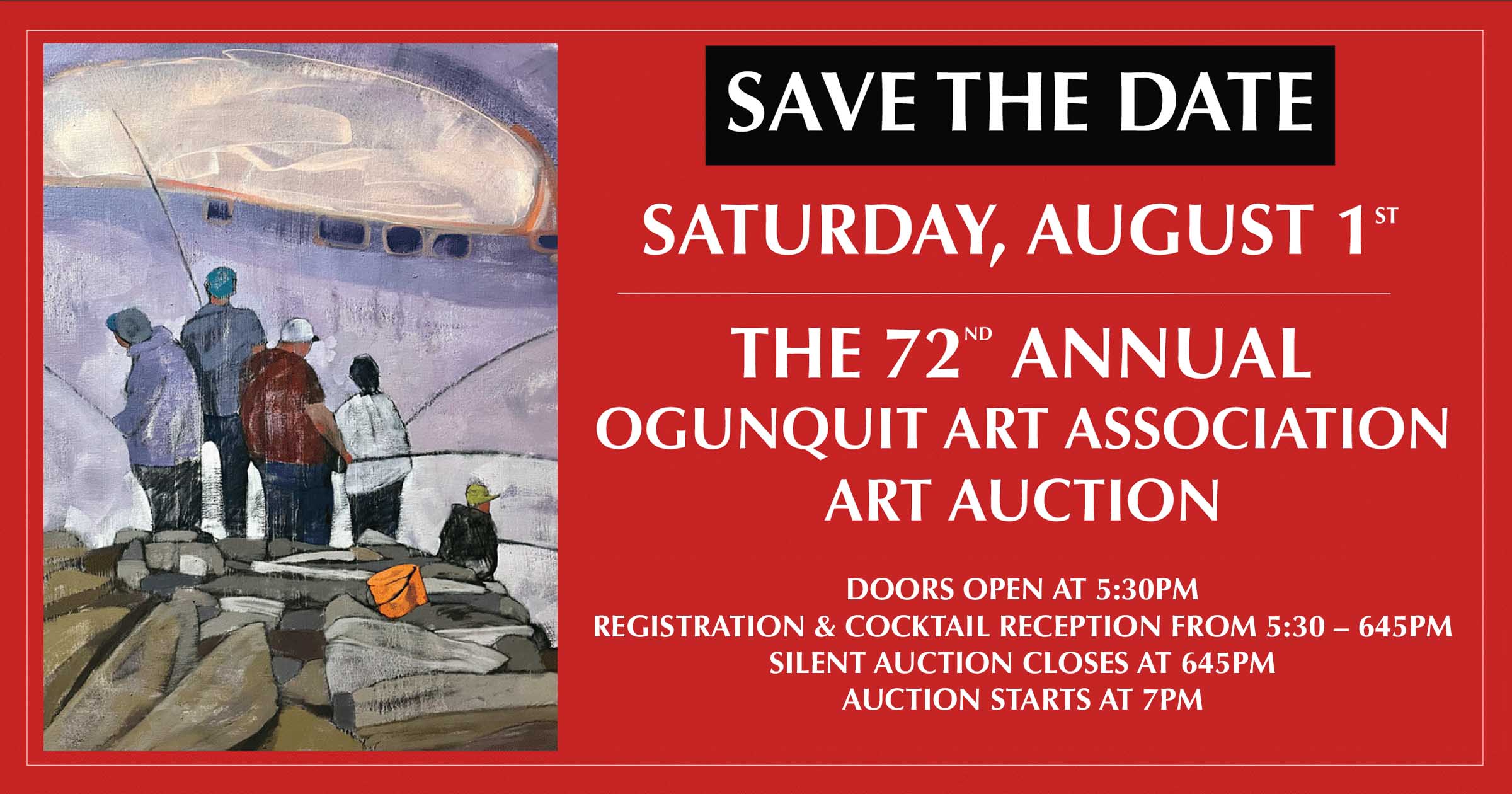 Ogunquit Art Association Art Auction at Barn Gallery 2026