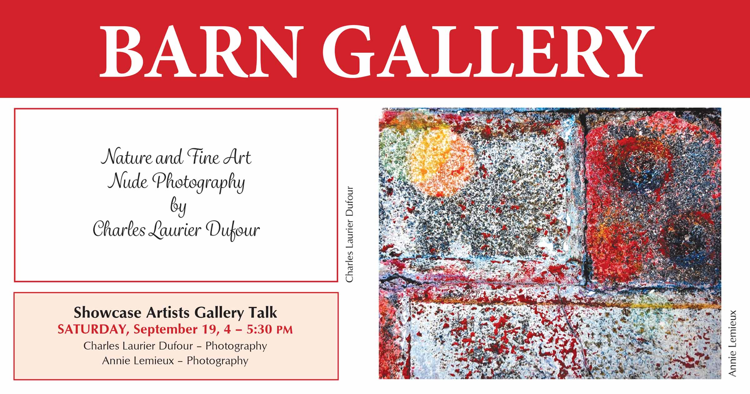 Ogunquit Art Association Barn Gallery Talk with Charles Laurier_Dufour and Annie Lemieux
